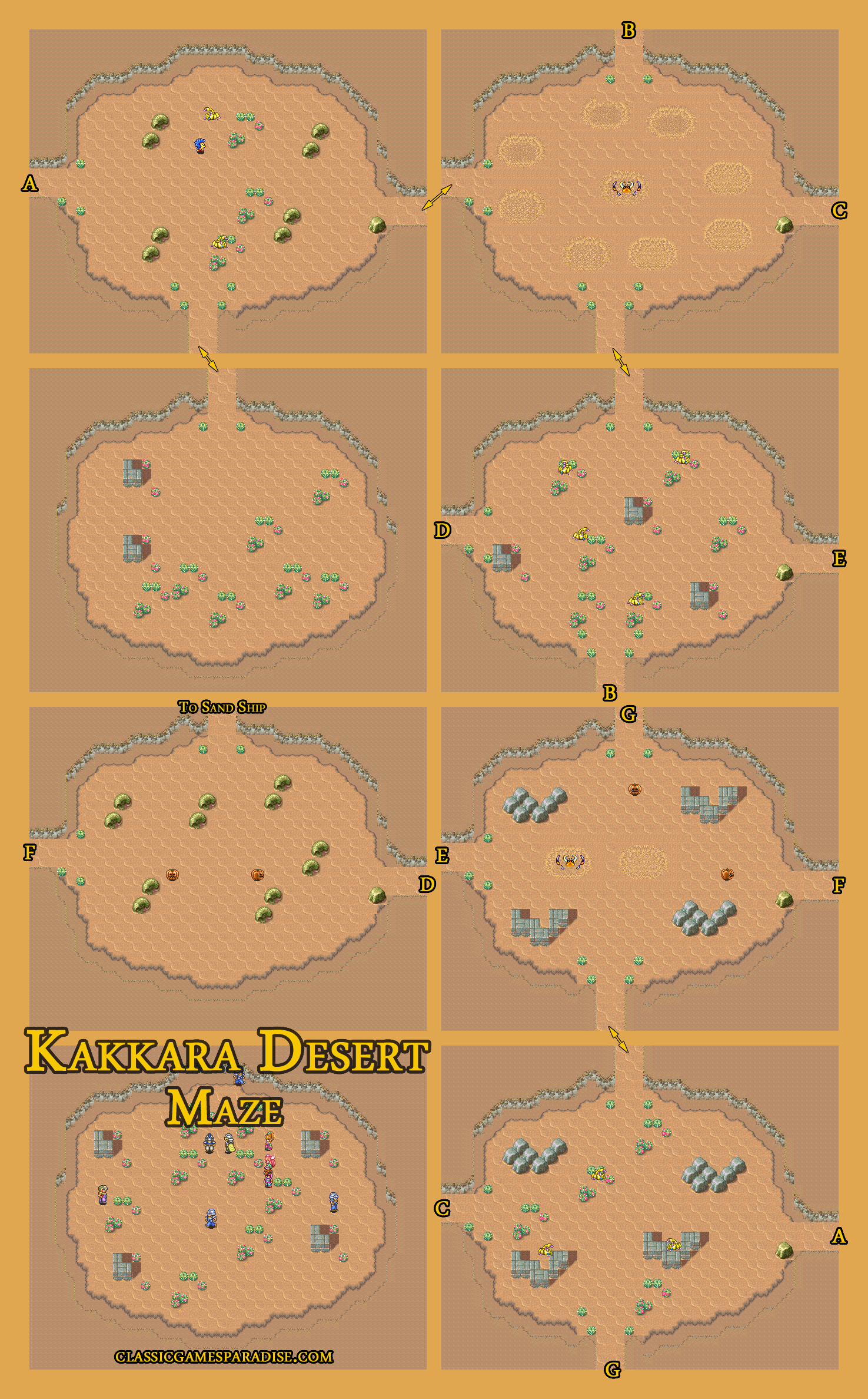 trial of mana desert map